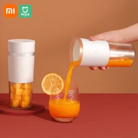 XIAOMI MIJIA MJZZB01PL Portable Blender 2600mAh Rechargeable Blender with 300ml Bottle for Indoor Outdoor (without FDA Certification) - White