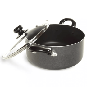 Better Chef 8Qt Heavy Gauge Aluminum Dutch Oven with Glass Lid