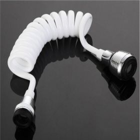 Long Spiral Faucet Extension Extender Hose Portable Pull-Able Foaming Shower Faucet Kitchen Sink Accessories Home Kitchen