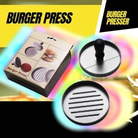 Hamburger Press Maker Nonstick Patty Mold Meat Beef Pork Lamb Veggie Aluminum Burger Press Maker for Picnic BBQ