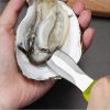 Stainless Steel Oyster Shucking Knife with Ergonomic Grip and Anti-Slip Shellfish Tool Handle Food Grade for Kitchen and Outdoor Use