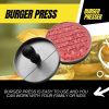 Hamburger Press Maker Nonstick Patty Mold Meat Beef Pork Lamb Veggie Aluminum Burger Press Maker for Picnic BBQ