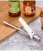 Jar Lid Opener Gripper Adjustable Can Bottle Opener Stainless Steel Opener Mason Bottle Opener Practical Home Kitchen Restaurant Manual Tool Gadget Ea