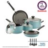 12-Piece Easy Clean Nonstick Pots and Pans/Cookware Set, Black