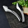 Food Serving Tongs Stainless Steel Premium Metal Ergonomic